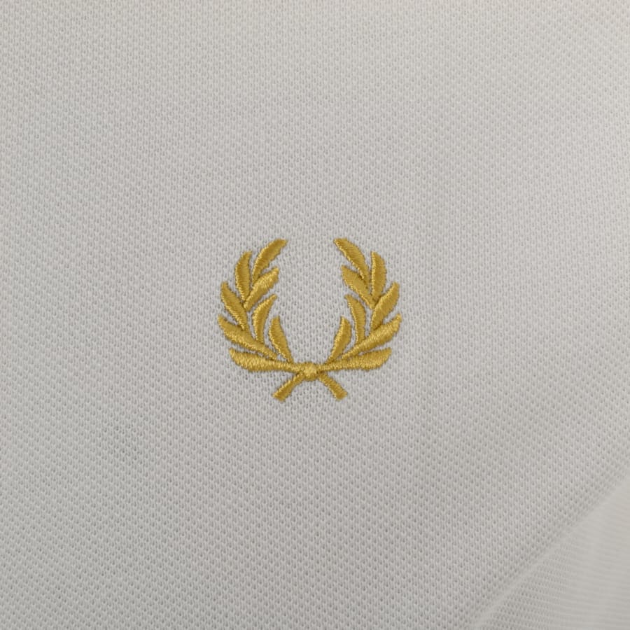 FRED PERRY☆ Striped Cuff T-Shirt CHAMPIONS GOLD Striped Cuff T-Shirt - Silver Blue | Men's T-Shirts